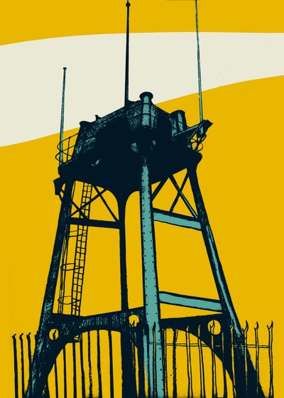 Lookout、2014年（スクリーンプリント） 作： Eliza Southwood